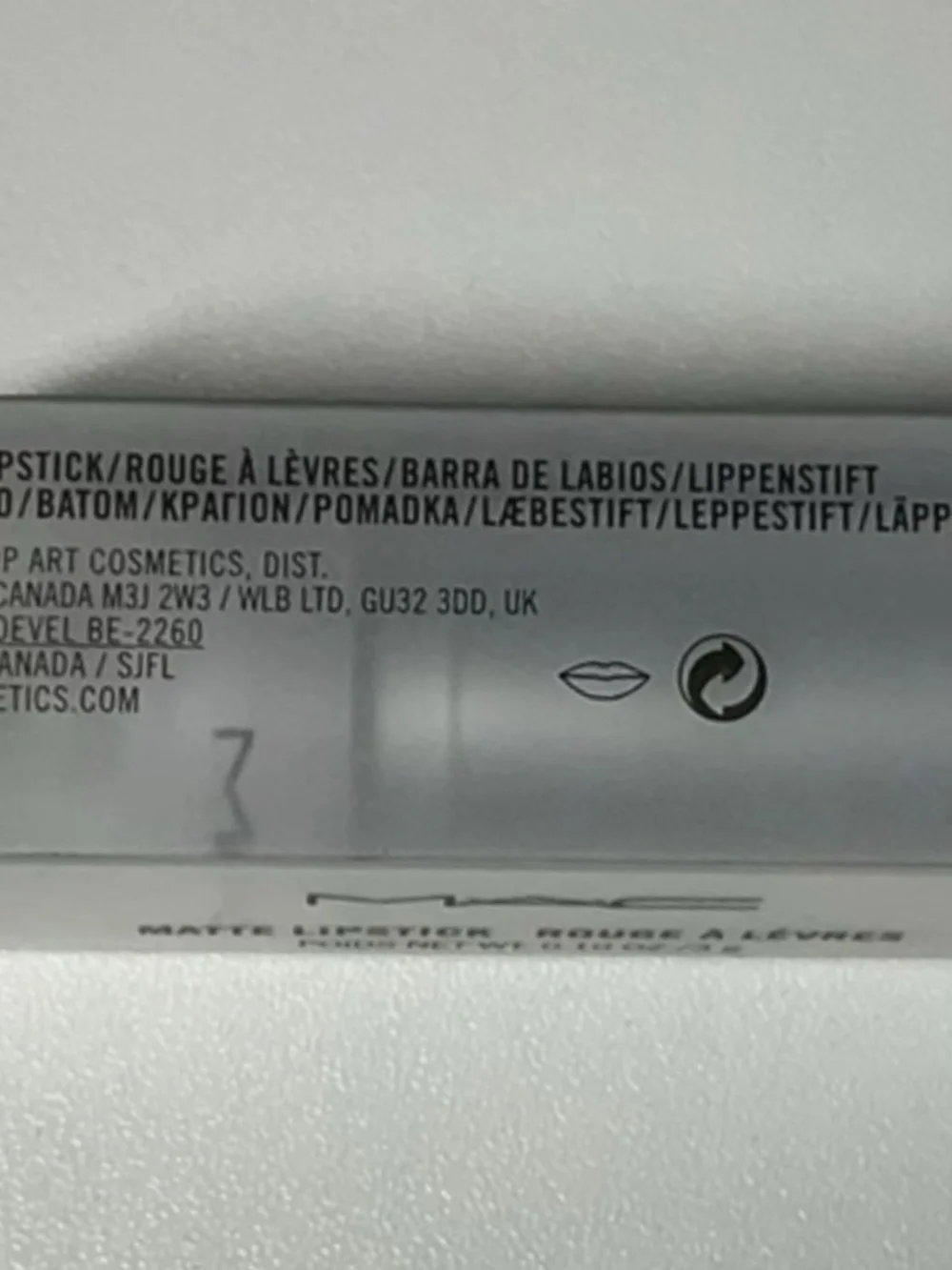 MAC Cosmetics mac matte